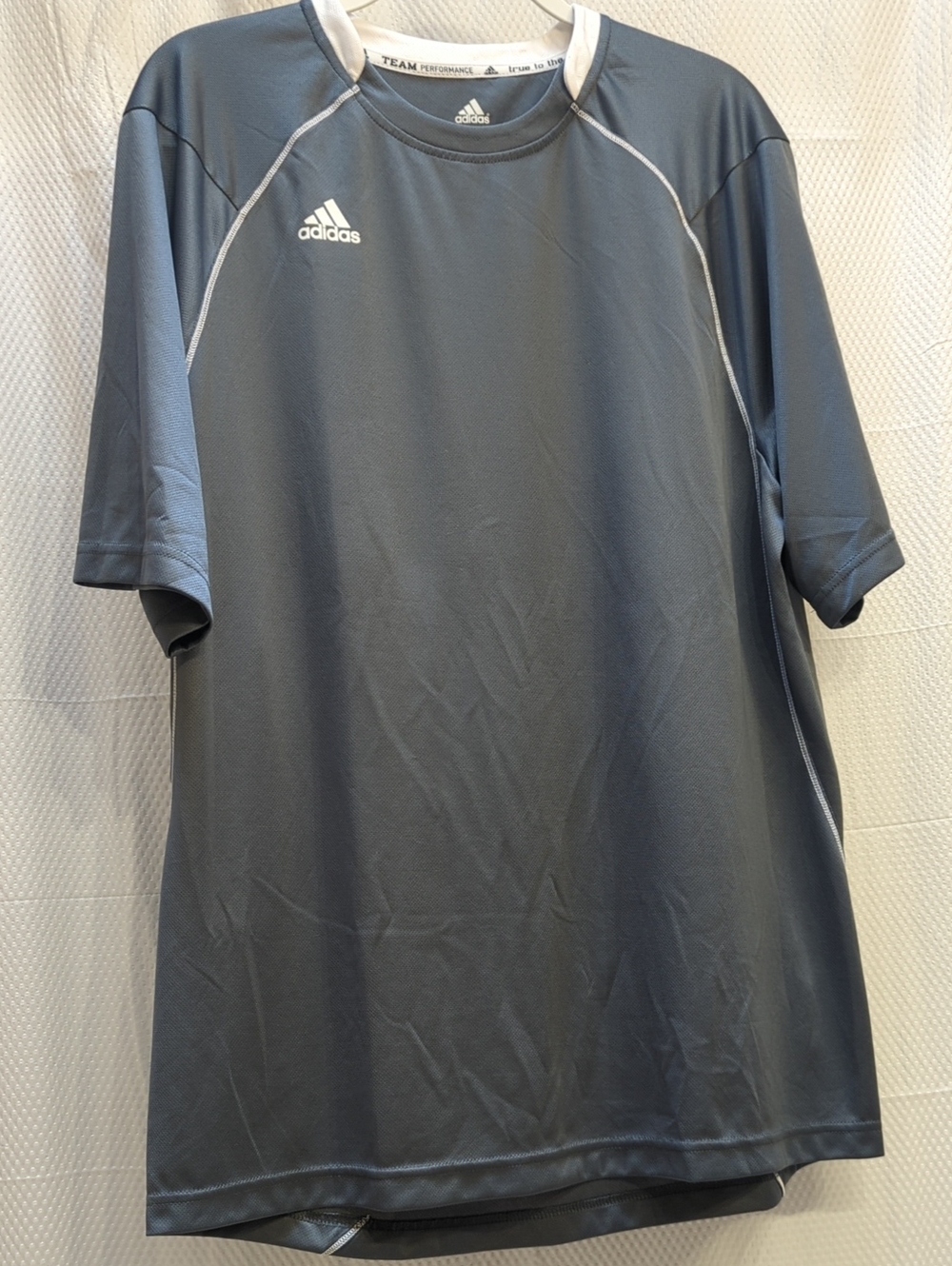 Men's Adidas ClimaLite Gray Shirt